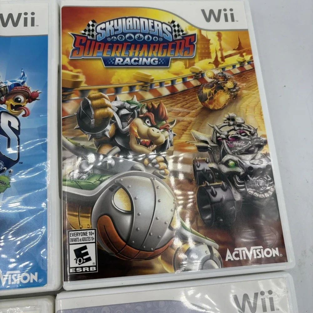 Nintendo Wii Games Skylanders Activision With Cases Lot‎ Of 4